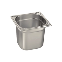 GN 1/6 B.Pro Récipient en inox, H: 100 mm, 176 x 162 mm