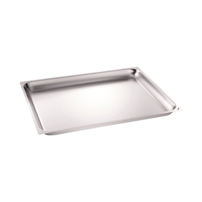 GN 1/1 B.Pro Plaque à glisser, inox 18/10,  H: 20 mm, 530 x 325 mm, avec bord lisse_1