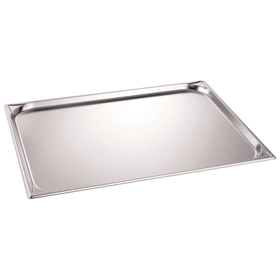 GN 2/1 B.Pro Plaque à glisser, inox 18/10,  H: 20 mm, 650 x 530 mm_1