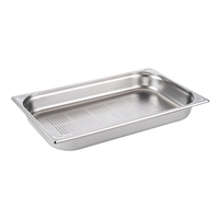 GN 1/1 Basic Récipient Inox perforé, H: 40 mm 530 x 325 mm