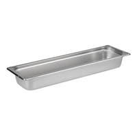 GN 2/4 Basic Récipient Inox,  H: 65 mm 530 x 162 mm