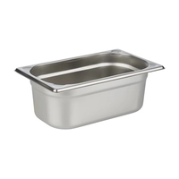 GN 1/4 Basic Récipient Inox, H: 100 mm 265 x 162 mm