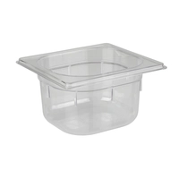 GN 1/6 Basic Récipient Polycarbonate, H: 100 mm 176 x 162 mm, 1.5 L