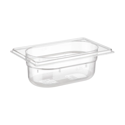 GN 1/9 Basic Behälter Polycarbonat, H: 65 mm, 176 x 108 mm, 0.6 l_1