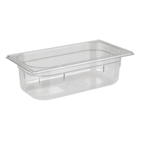 GN 1/3 Basic Récipient Polycarbonate, H: 100 mm 325 x 176 mm, 3.6 l