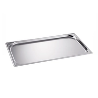GN 2/3 B.Pro Plaque à glisser, inox 18/10,  H: 20 mm, 354 x 325 mm 