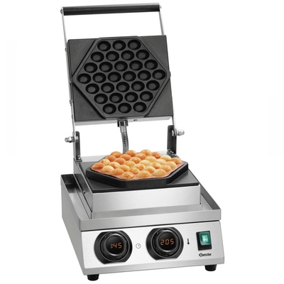 Waffeleisen MDI-Bubble, bis 300°C, Waffelgrössse 207 x 176 mm sechseckig_1