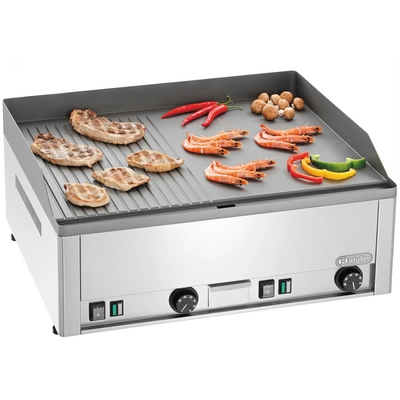 Elektro Griddle-Tischgerät, 66 x 54 cm, H: 29.5 cm 6 kW, 41 kg, Stecker Typ: 25_1