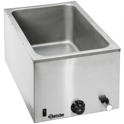 Tisch-Bain-Marie, GN 1/1, elektr., mit Hahn B: 35.5 cm, L: 60 cm, H: 29.5 cm, GN bis 200 mm_1