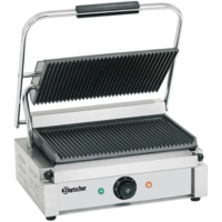 Kontaktgrill Panini gerillt, 230 V, 2.2 kW,  Steckertyp 12