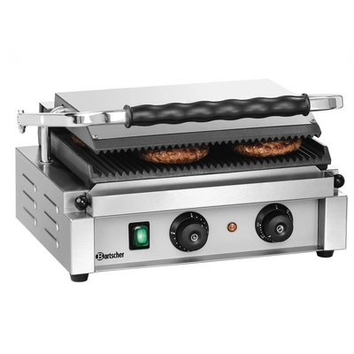 Kontaktgrill Panini gerillt, 230 V, 2.2 kW,  Steckertyp 12_2