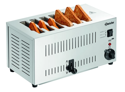 Toaster für 6 Scheiben, 40.5 x 26.5 cm, H: 22.5 cm Steckertyp 23_1