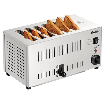 Toaster für 6 Scheiben, 40.5 x 26.5 cm, H: 22.5 cm Steckertyp 23_1