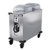 Tellerspender beheizbar,ca.160 Teller, Ø 18-33 cm, TS-H2 18-33, 1080 x 520 x 1078 mm