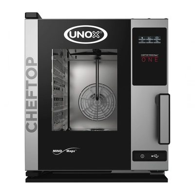 Unox Elektro-Kombidämpfer ChefTop ONE, 5 x GN 2/3 XECC-0523-E1RM, links gebandet _1