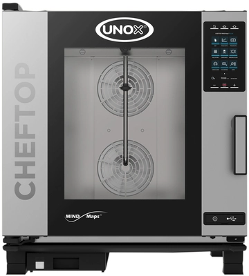 Unox Elektro-Kombidämpfer ChefTop PLUS, 7 x GN 1/1 XEVC-0711-EPRM, links gebandet_1