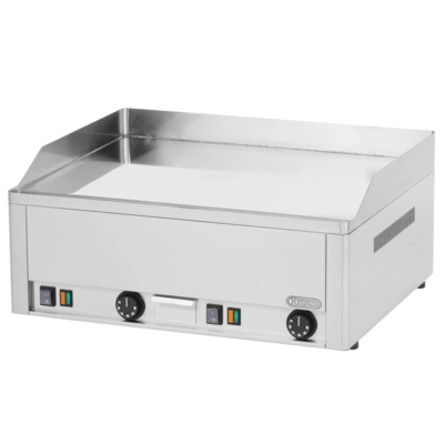 Elektro Griddleplatte glatt, 66x54 cm,H: 29.5 cm 400V, 6 kW, 41 kg, Stecker Typ: 23_1