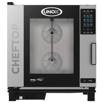 Unox Elektro-Kombidämpfer ChefTop PLUS, 7 x GN 1/1 XEVC-0711-EPRM, links gebandet_1