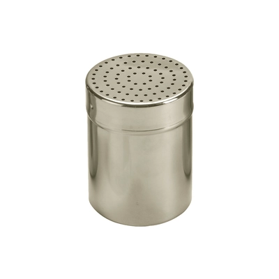 Saupoudreuse inox,couvercle perforé,7cm Ø,H:10.5cm _1