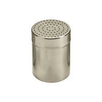 Saupoudreuse inox,couvercle perforé,7cm Ø,H:10.5cm 