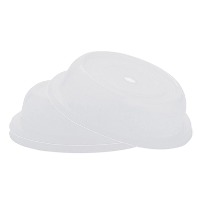 Tellerglocke Ø 30 cm, transparent-weiss _1