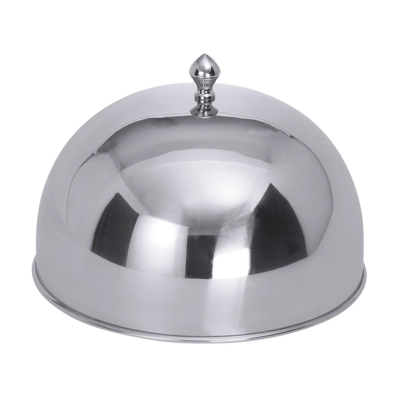 Cloche d'assiettes inox, intérieur Ø 26.2 cm, H: 15 cm, extérieur Ø 26.8 cm_1