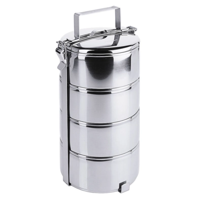 Boîte à repas à étages inox quatre récipients 0.9l quatre récipients_1