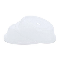 Tellerglocke transparent-weiss, für Teller  Ø 28 cm, H: 6 cm, Polypropylen, stapelbar