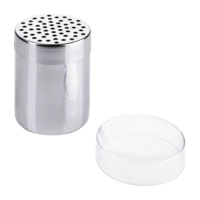 Boîte à épices,distributeur, inox, Ø 7cm, H: 9.5cm perforations de 4 mm