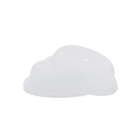 Tellerglocke Ø 21 cm, transparent-weiss 