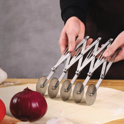 Coupe-pâte à 5 roues, en Inox _2
