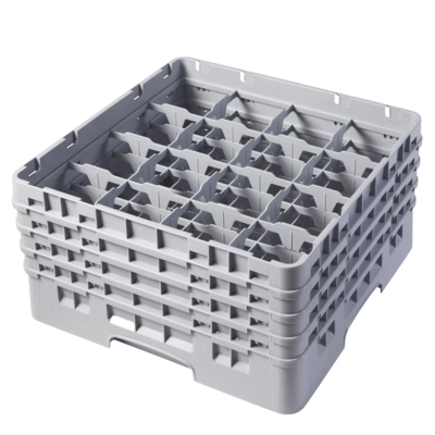 Gläserkorb 50x50cm,grau 16 Einteilungen, H: 258 mm _1