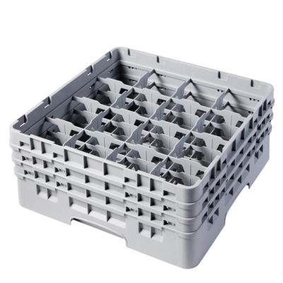Gläserkorb 50x50cm grau 16 Einteilungen, H: 216 mm _1