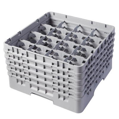 Gläserkorb 50x50cm,grau 16 Einteilungen, H: 300 mm _1