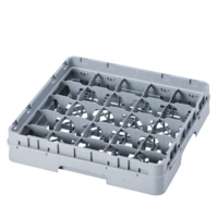 Gläserkorb 50x50cm,grau 25 Einteilungen, H: 90 mm 