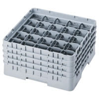 Gläserkorb 50x50cm,grau 25 Einteilungen, H: 258 mm 