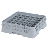 Gläserkorb 50x50cm,grau 36 Einteilungen, H: 132 mm 