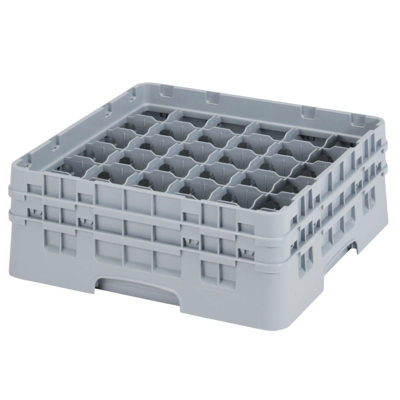 Gläserkorb 50x50cm,grau 36 Einteilungen, H: 174 mm _1