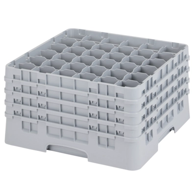 Gläserkorb 50x50cm,grau 36 Einteilungen, H: 258 mm _1