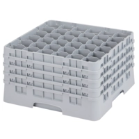 Gläserkorb 50x50cm,grau 36 Einteilungen, H: 258 mm 