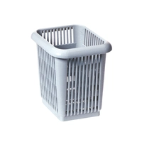 Besteckkorb Silvercup, grau, 10.6x10.6cm, H: 14 cm 