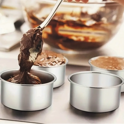 Bol de ragoût en inox, Ø 7.5 cm, H: 4 cm, 150 ml _2