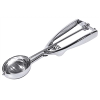 Portionneur ovale, en inox, 5.5 x 4 cm, 1/30 l 