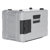 2x GN 1/1-150 Speisetransportbehälter, B.Protherm, BPT 420 K, Frontlader unbeheizt, Flügeltür