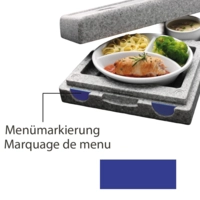 Dinner Max Menümarkierungen, blau 