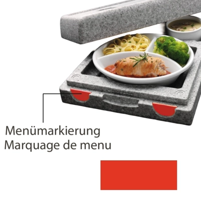 Dinner Max Menümarkierungen, rot _1