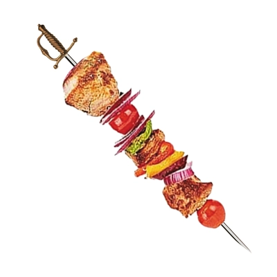 Brochette gastronomique en inox épée, 31 cm _1