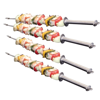 Grillspiess Edelstahl 18/10, Klinge 32 cm, L:45 cm _2