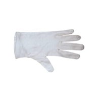 Gants en coton, blanc, taille: L-XL 