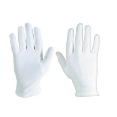 Gants en coton, blanc, taille: L-XL _1